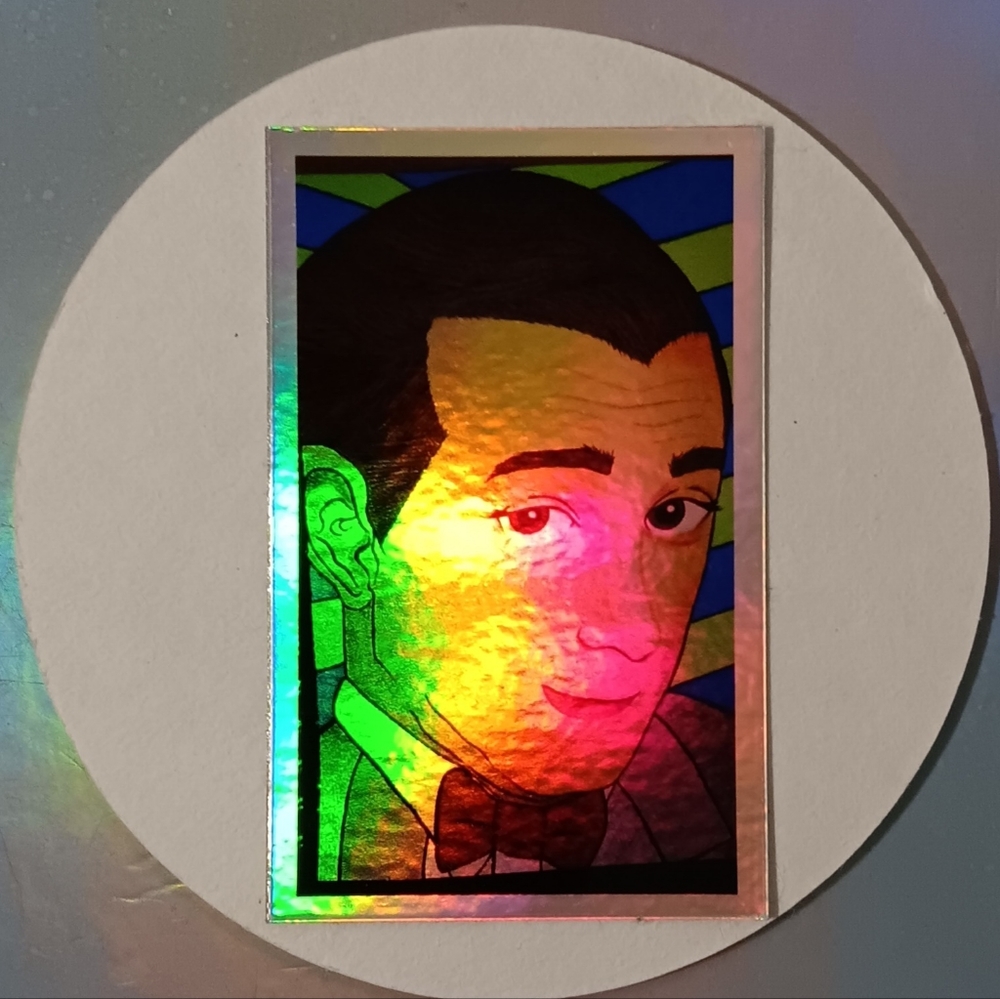 Holographic Mr.PeeWee Herman sticker comes with freebies! RIP 🙏 Mr.ruebens